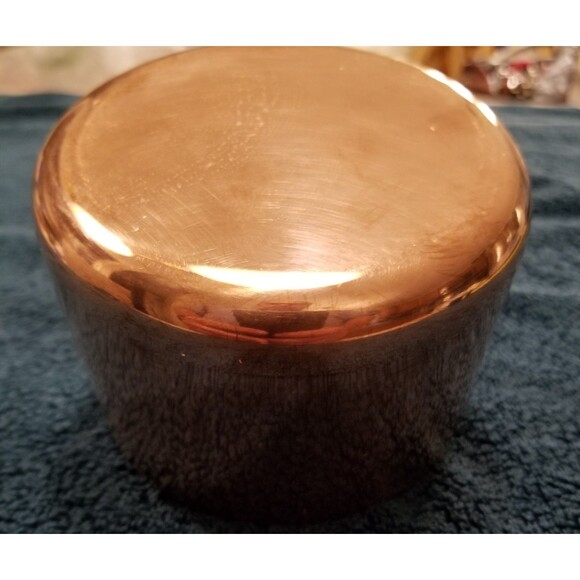 Baumalu copper pan 4 1/4" with cast iron handle new made in France tin lined - Picture 7 of 12